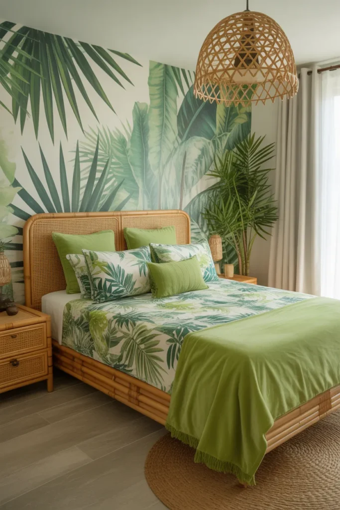 Tropical Guest Bedroom Escape