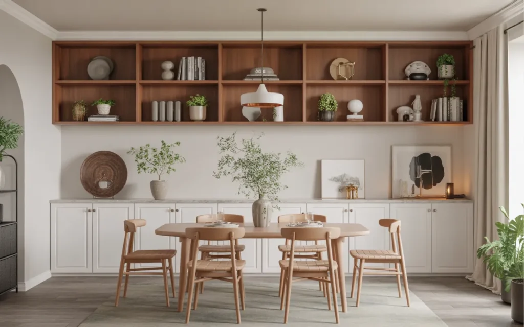 dining room built in cabinets storage