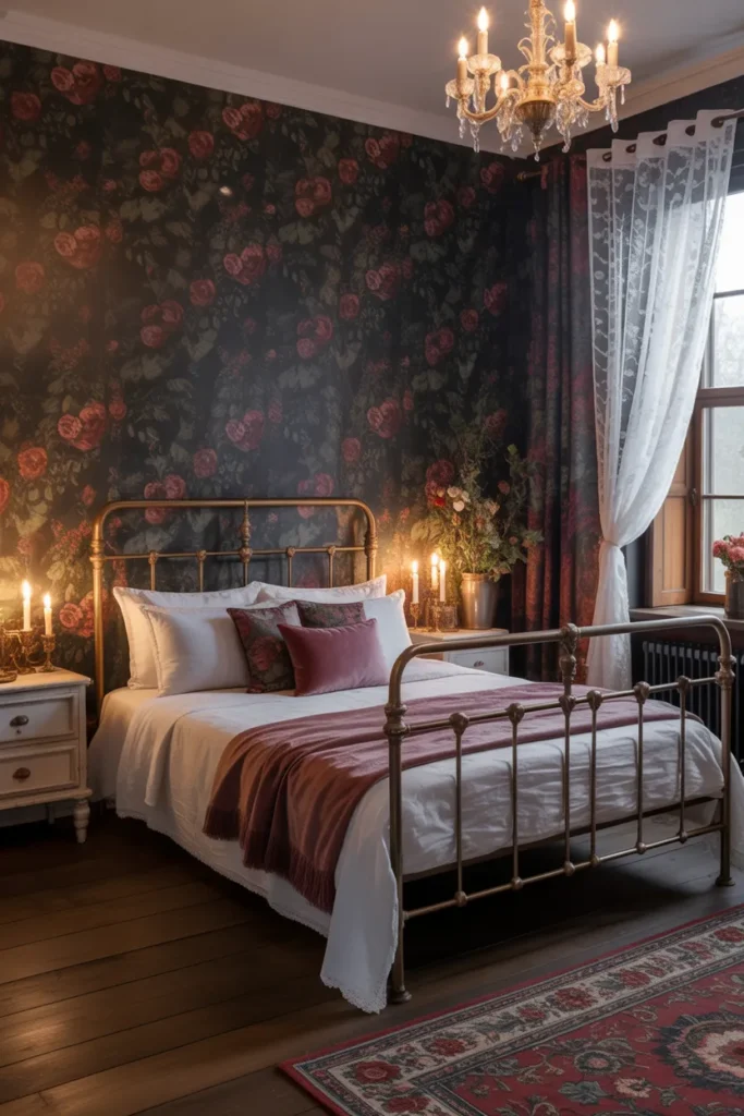   Dark Floral Wallpaper Magic