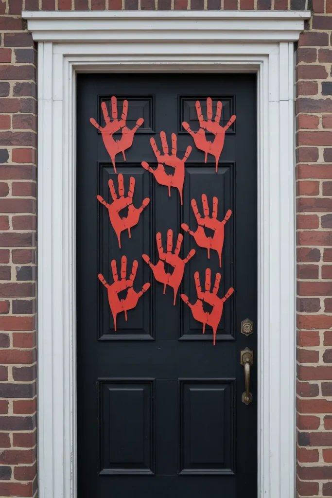 Bloody Handprint Window Clings