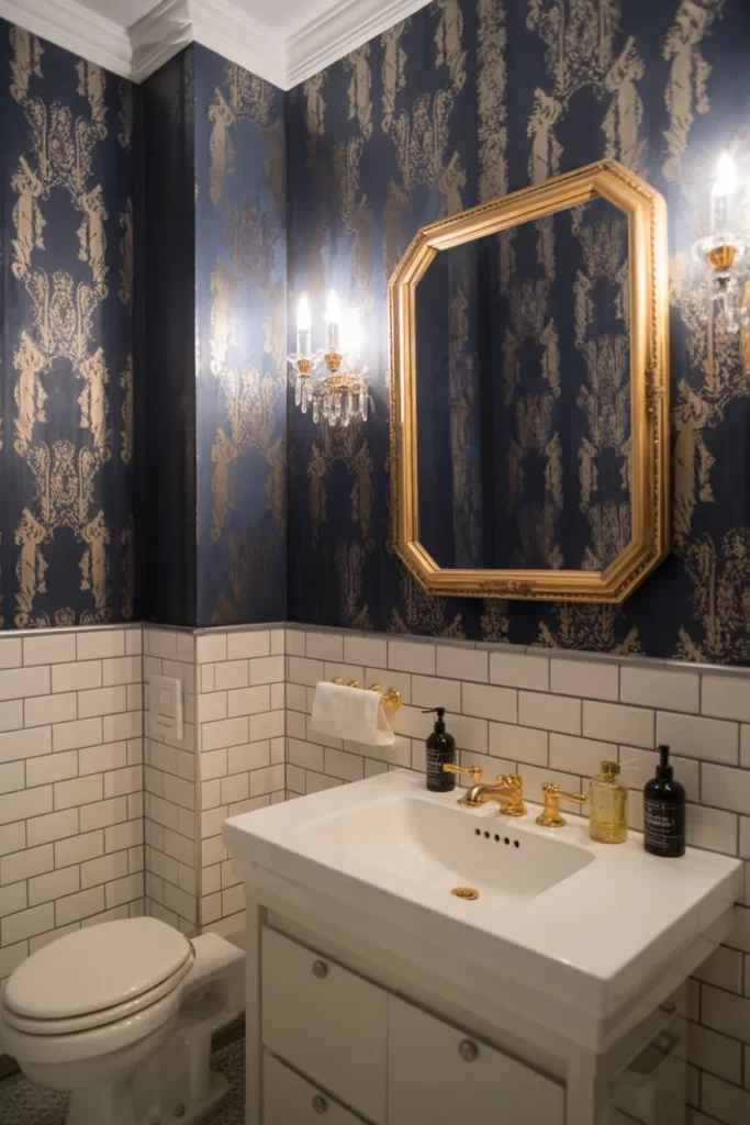  Bold Navy and Gold Glamour