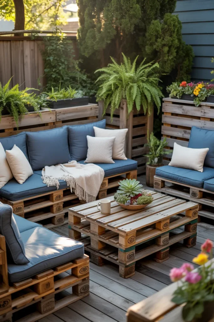  DIY Pallet Furniture Setup