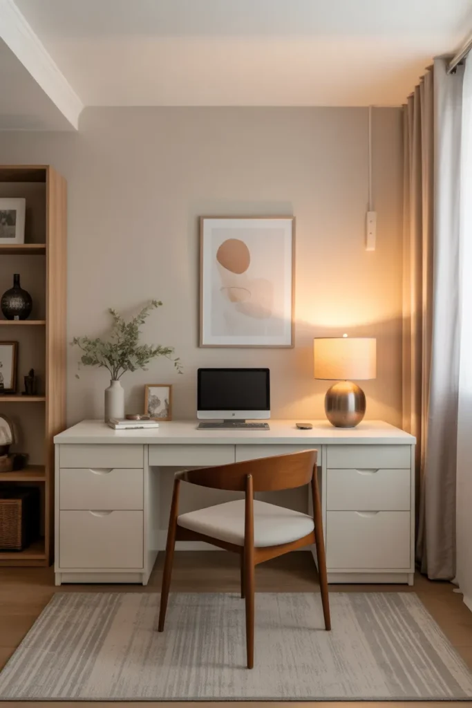 Modern Minimalist with Warm Accents