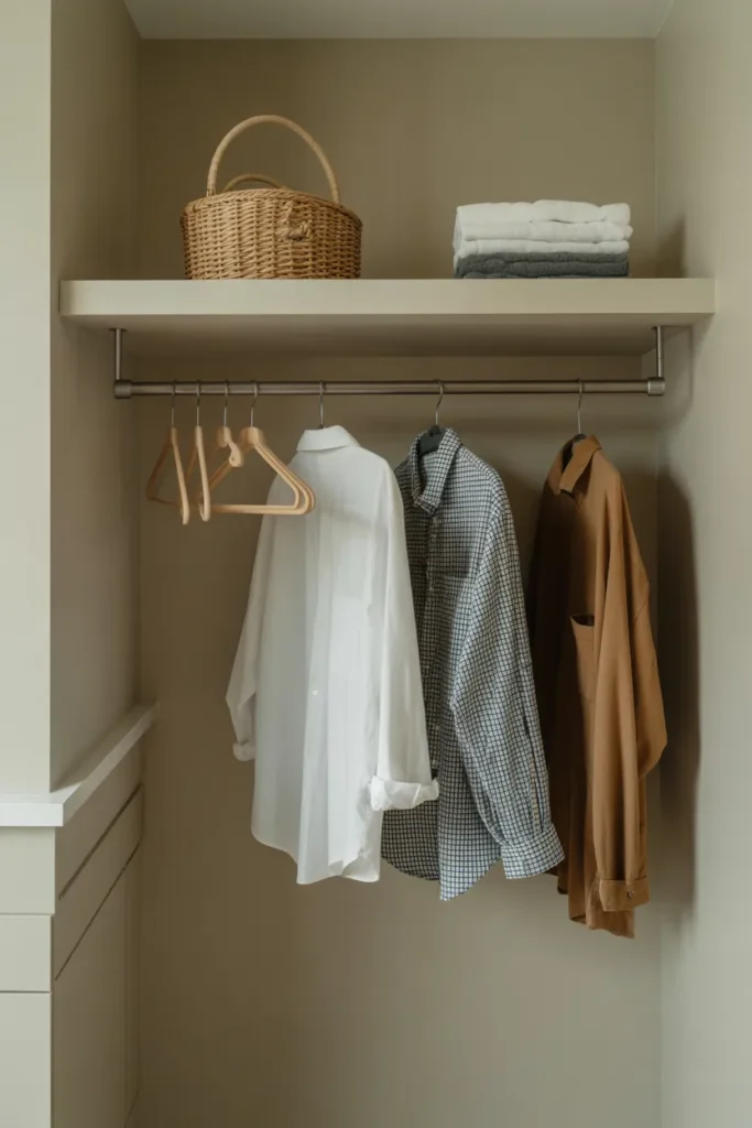 Add a Hanging Rod for Air-Drying Clothes