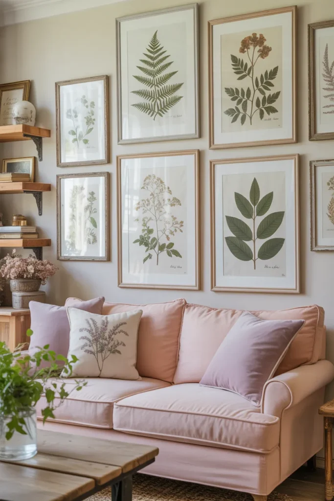 Botanical Prints on the Walls