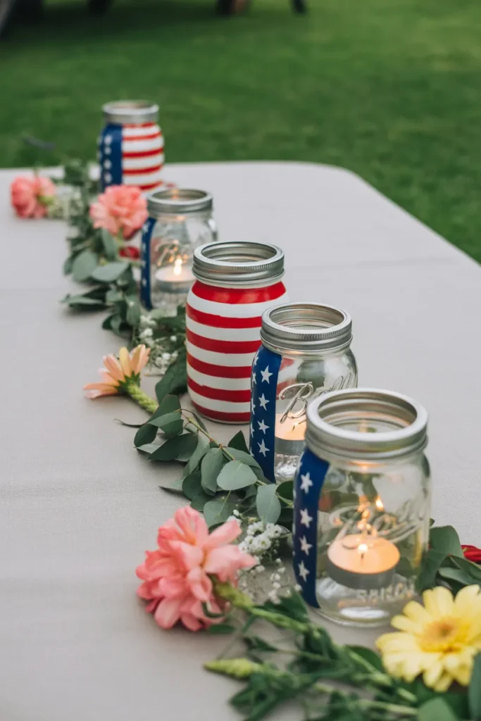 Mason Jar Candle Holders