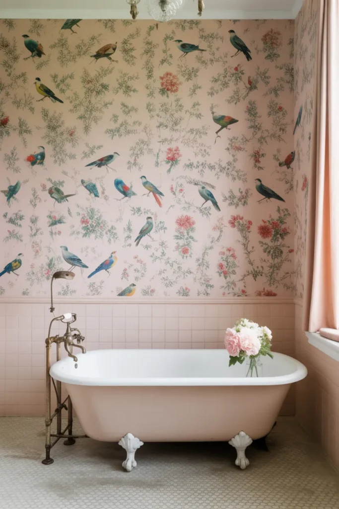  Whimsical Bird and Bloom Design