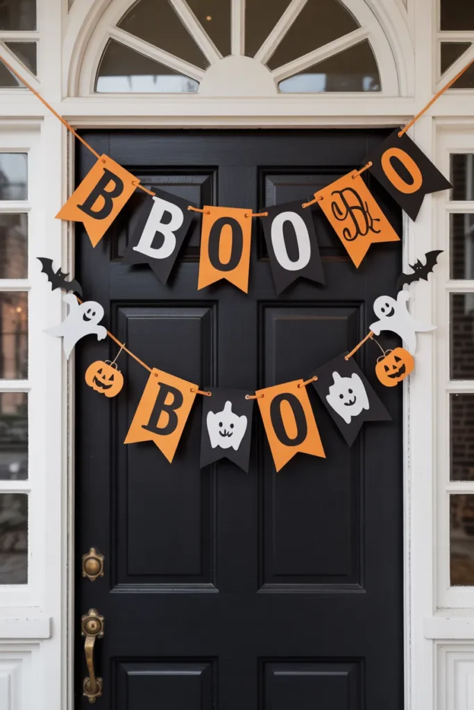 Boo Banner Across the Door