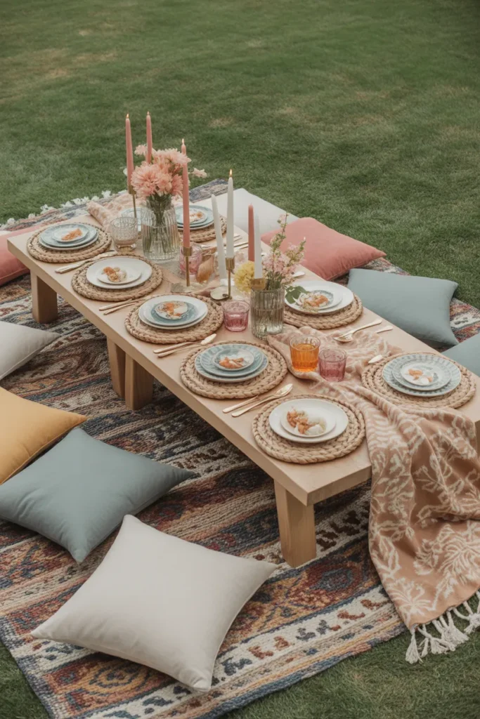  Colorful Boho Picnic