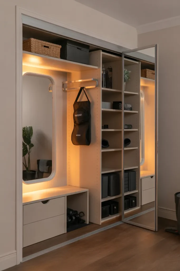 Compact Closet Gym