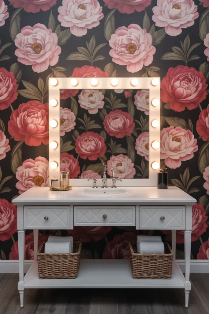  Dramatic Black Background Florals