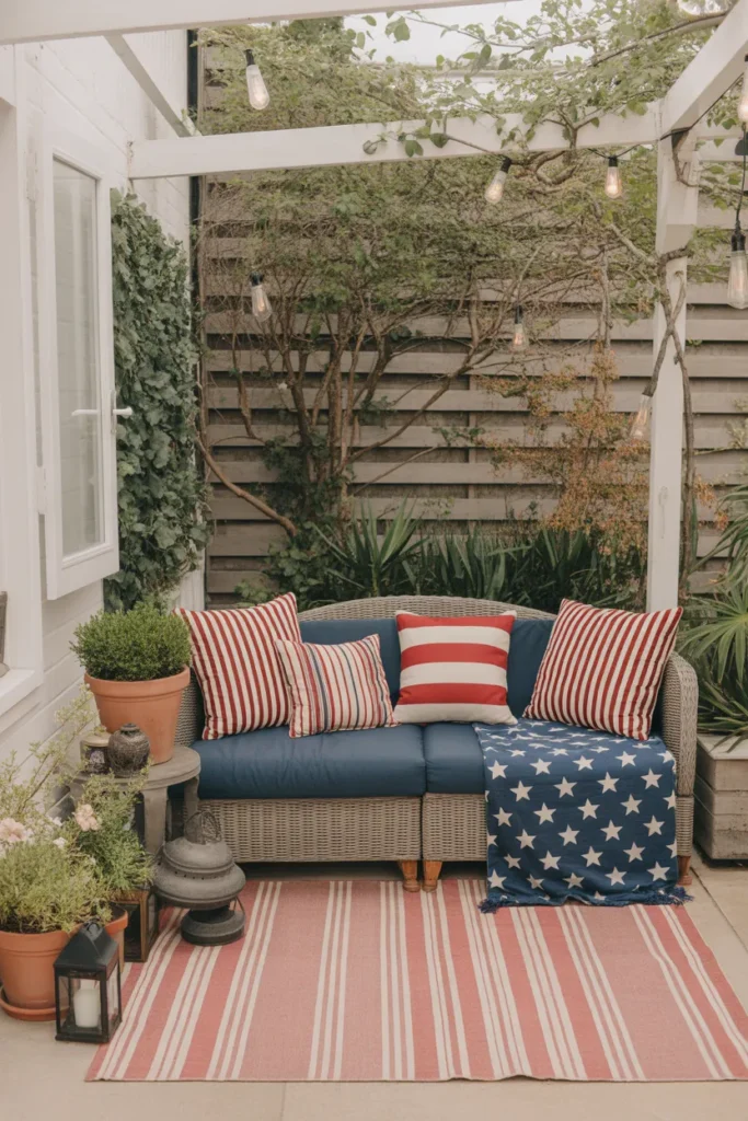 Patriotic Patio Pillows