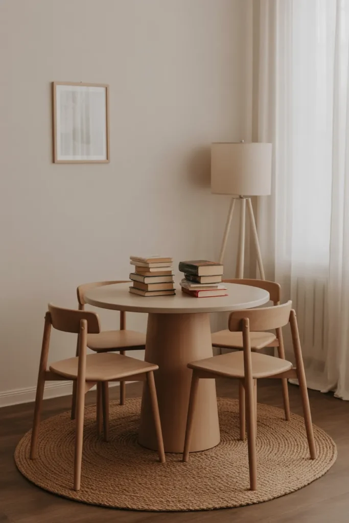  Small Round Library Table