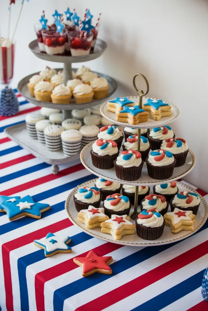 Festive Dessert Table Setup