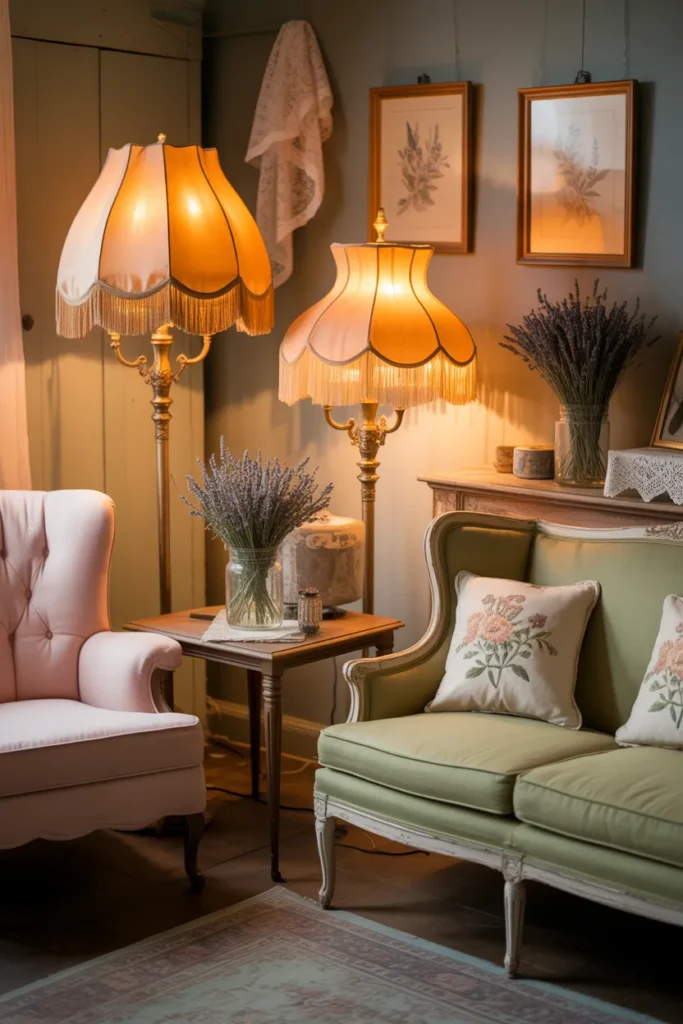 Soft Lighting with Vintage Lamps