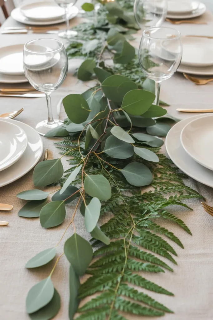  Fresh Greenery Runner