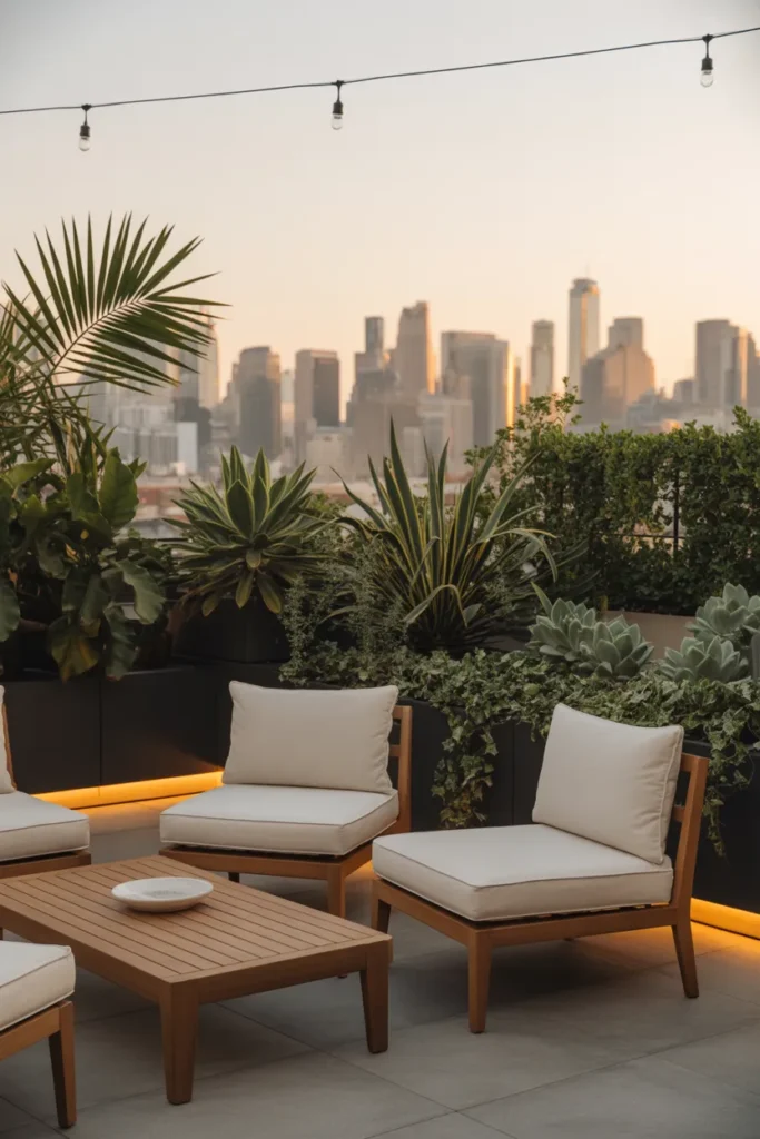   Rooftop Patio Oasis