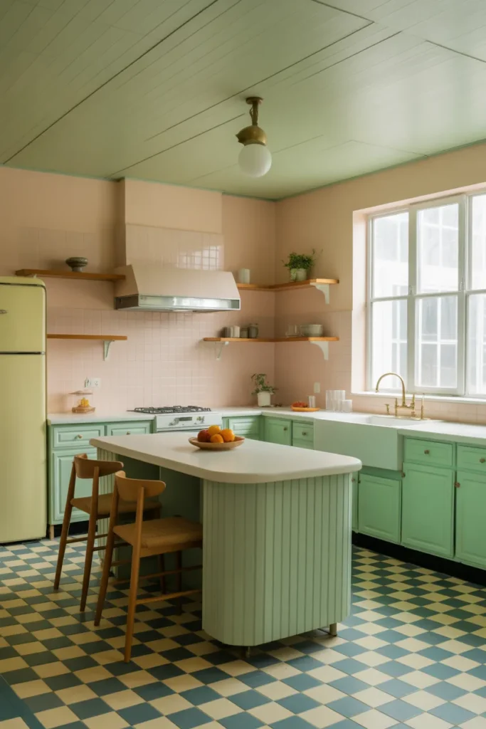   Vintage-Inspired Island