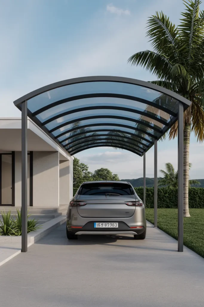  Curved Roof Carport