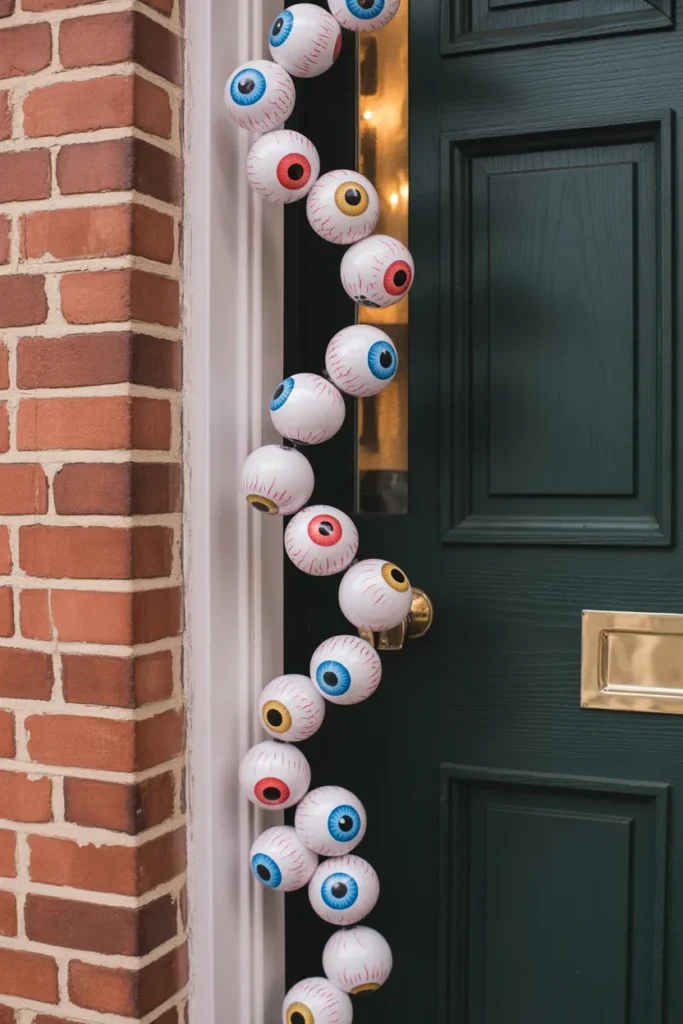 Eyeball Garland for Creepy Charm