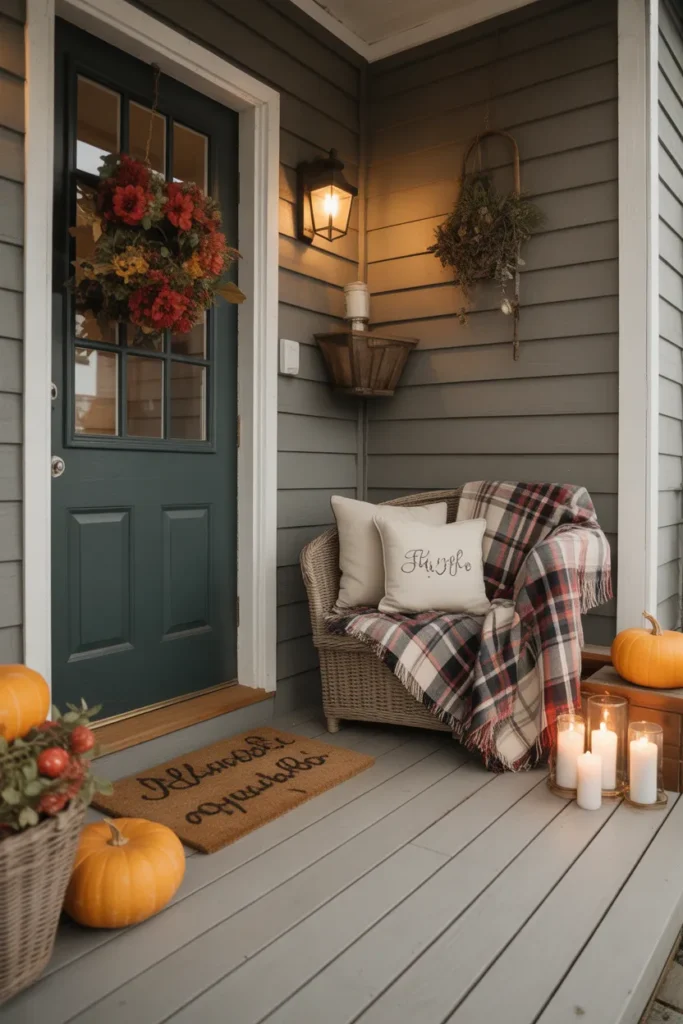 Plaid Perfection Porch