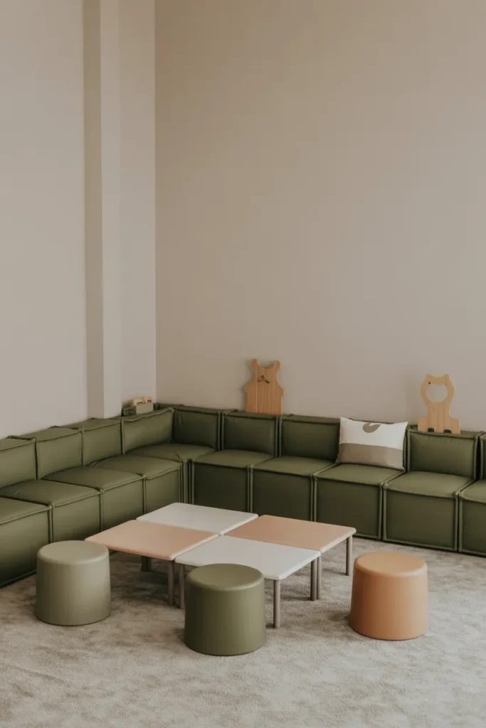 Playroom with Modular Furniture