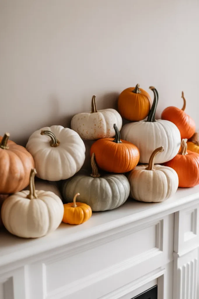 Pumpkin Mantel Magic