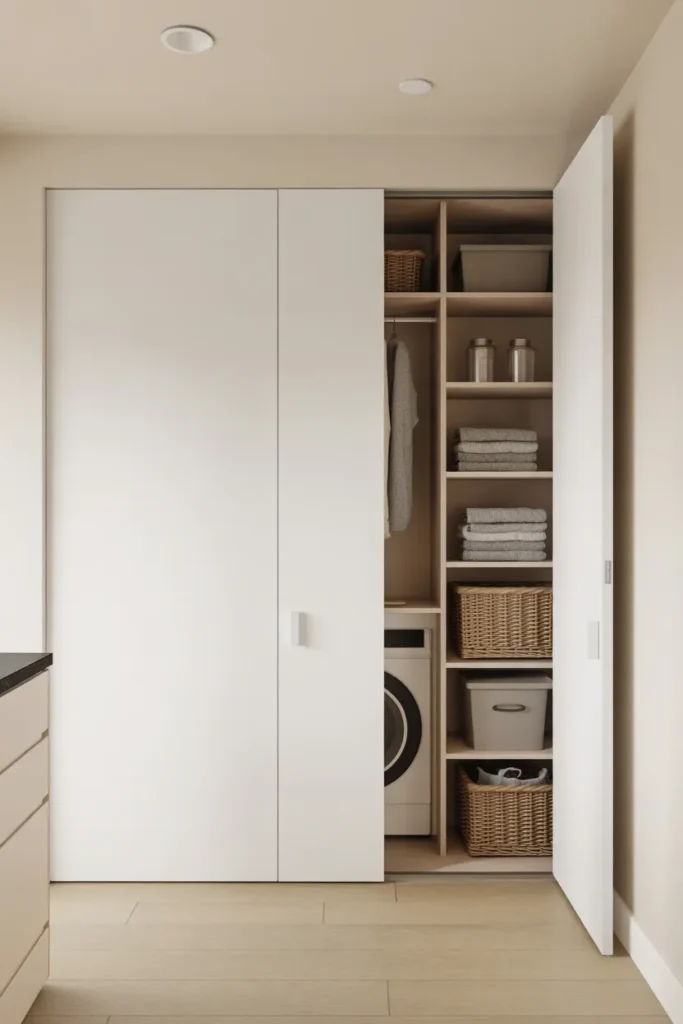 Use a Pocket Door to Save Space