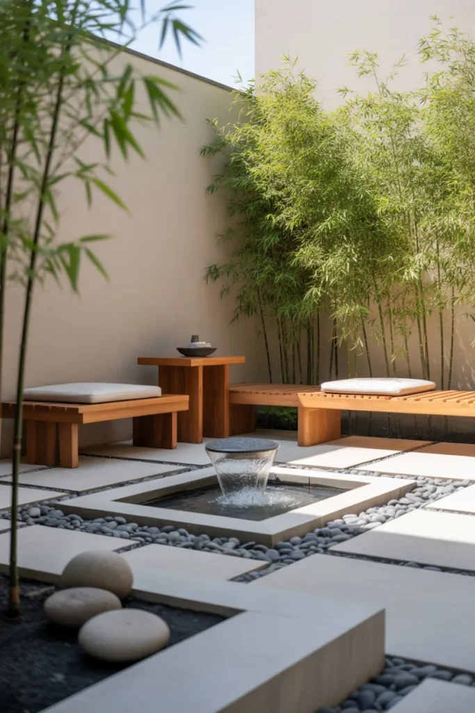   Zen-Inspired Tranquil Patio