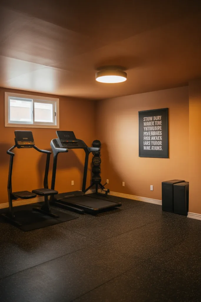 Basement Gym Retreat