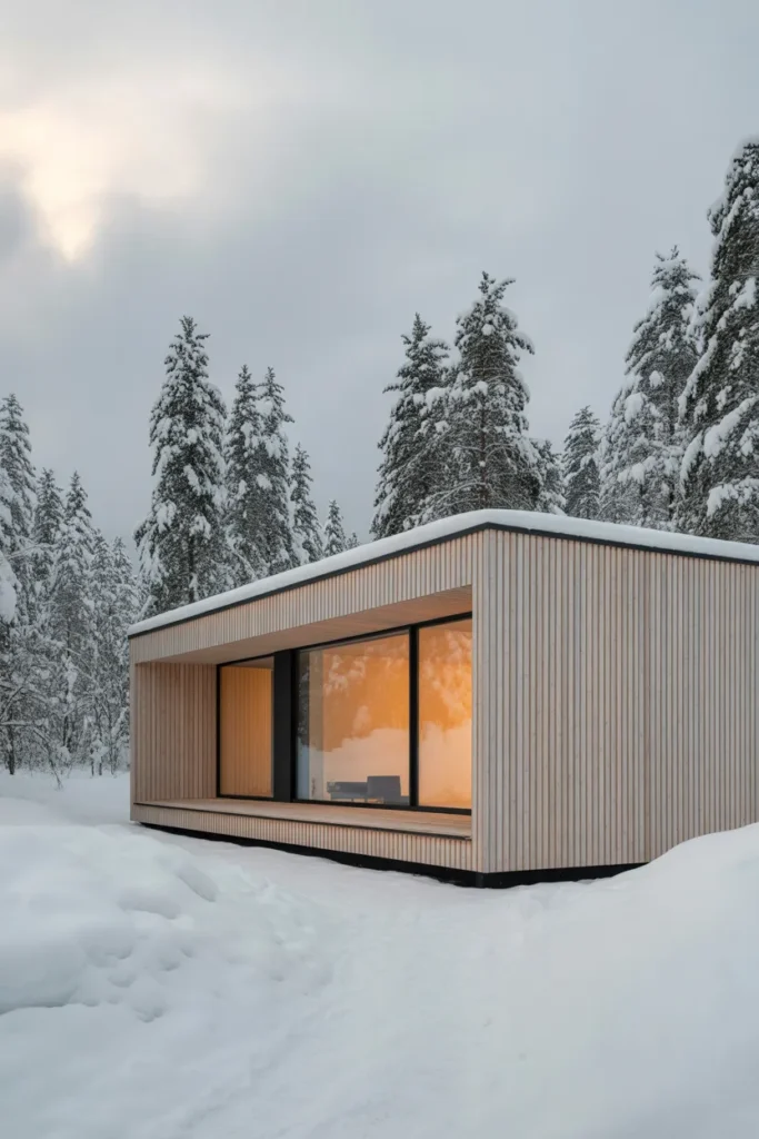 Minimalist Scandinavian Cabin