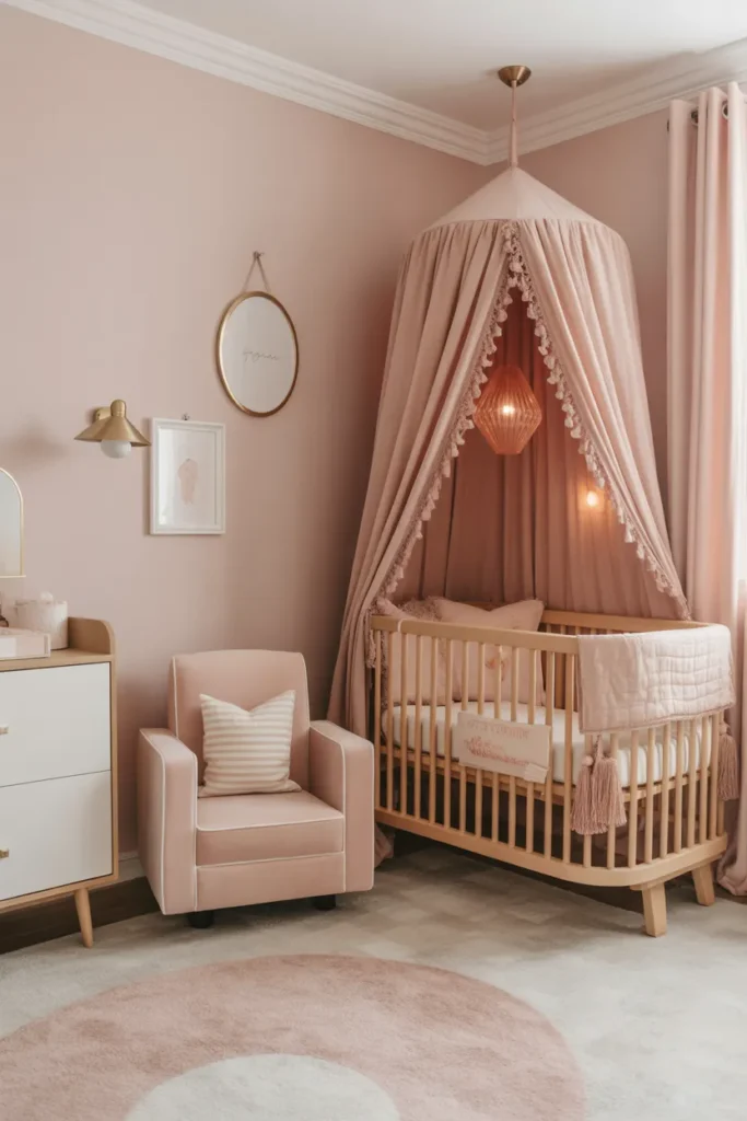 Modern Glam Nursery