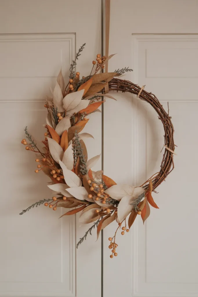 Modern Minimalist Wreath