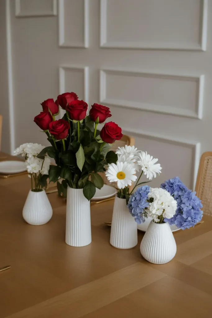 Patriotic Flower Arrangements