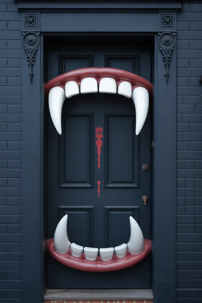 Vampire Fangs Cutout Decor