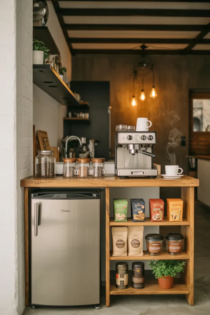 Add a Small Snack or Coffee Station