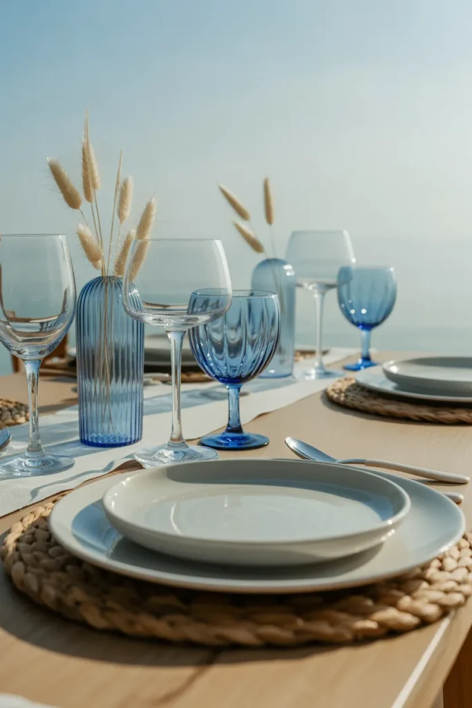   Coastal Blue Glassware