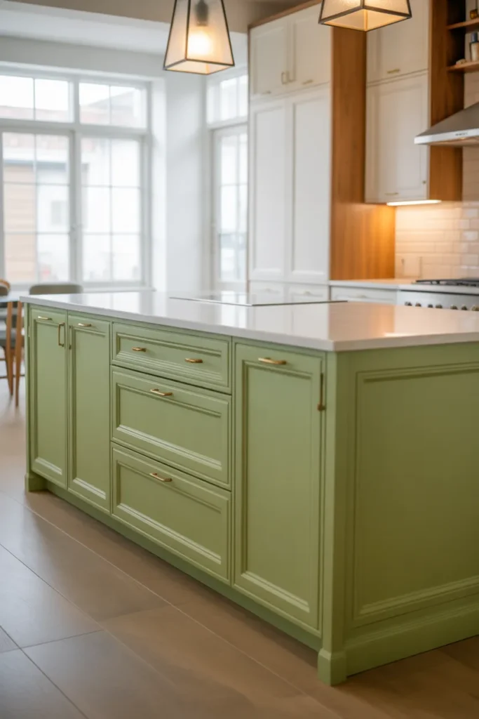 Pistachio Island for a Pop of Color