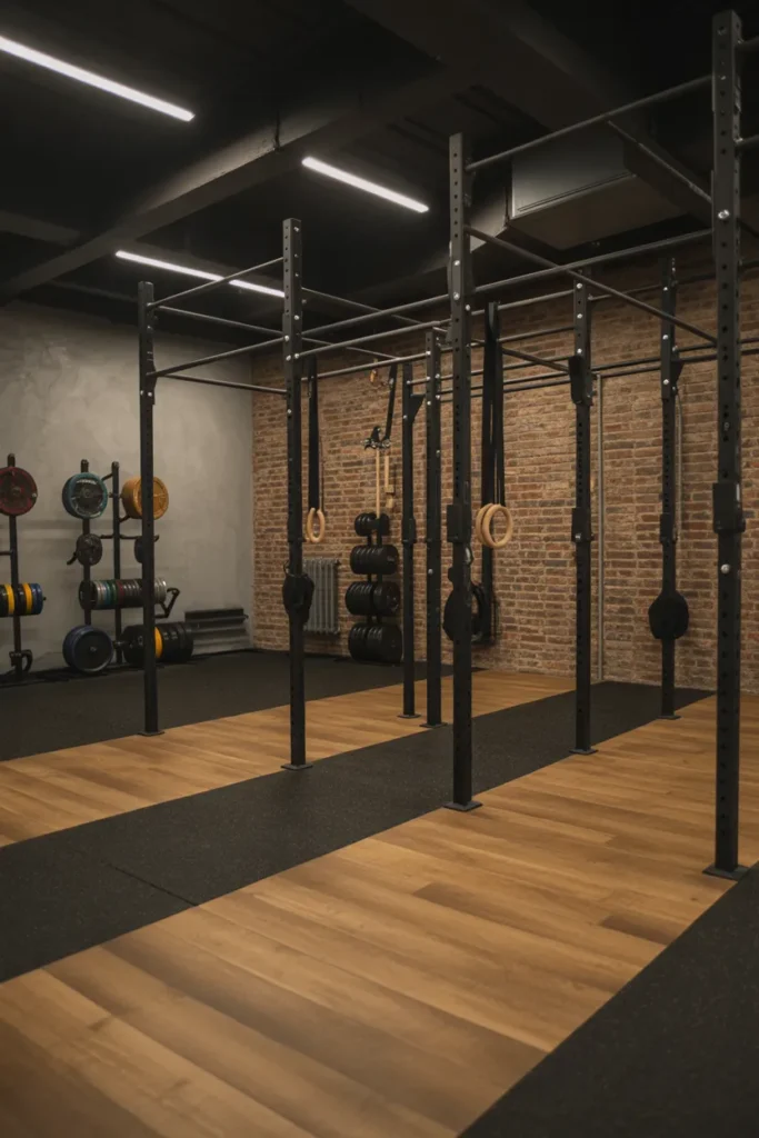 Industrial Chic Fitness Loft