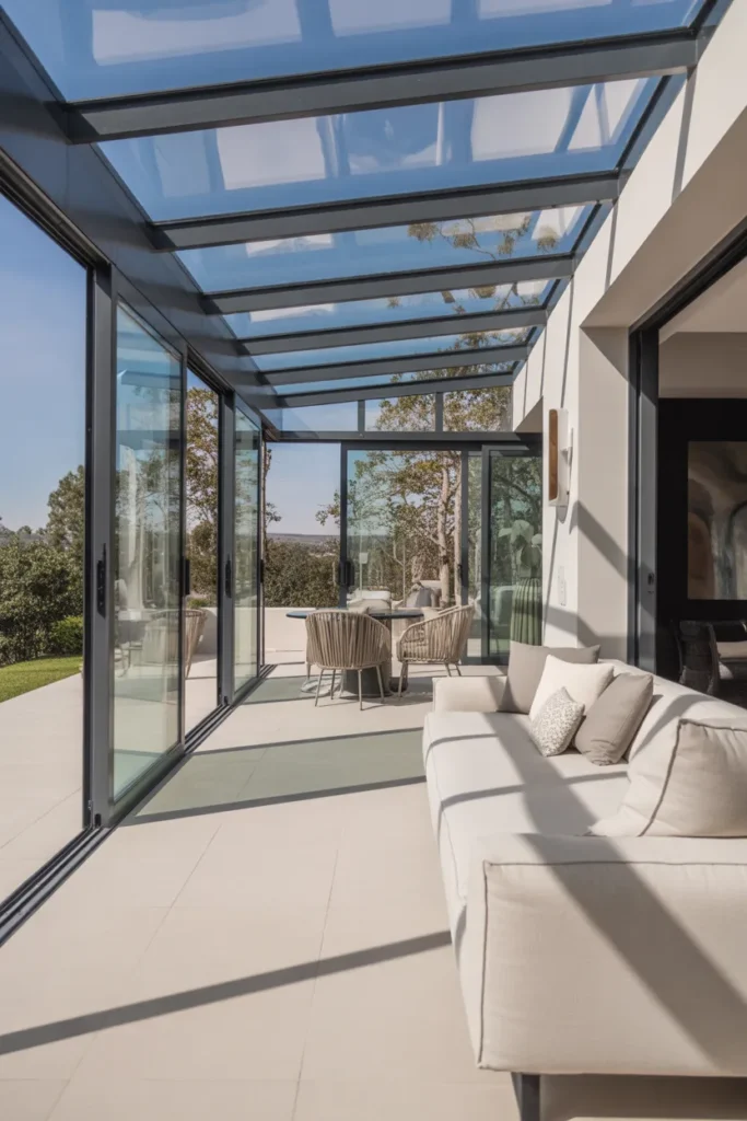  Modern Glass Sunroom