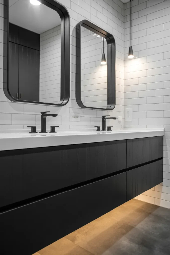 Sleek Black Accents