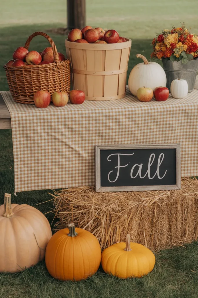 Apple Harvest Porch Display