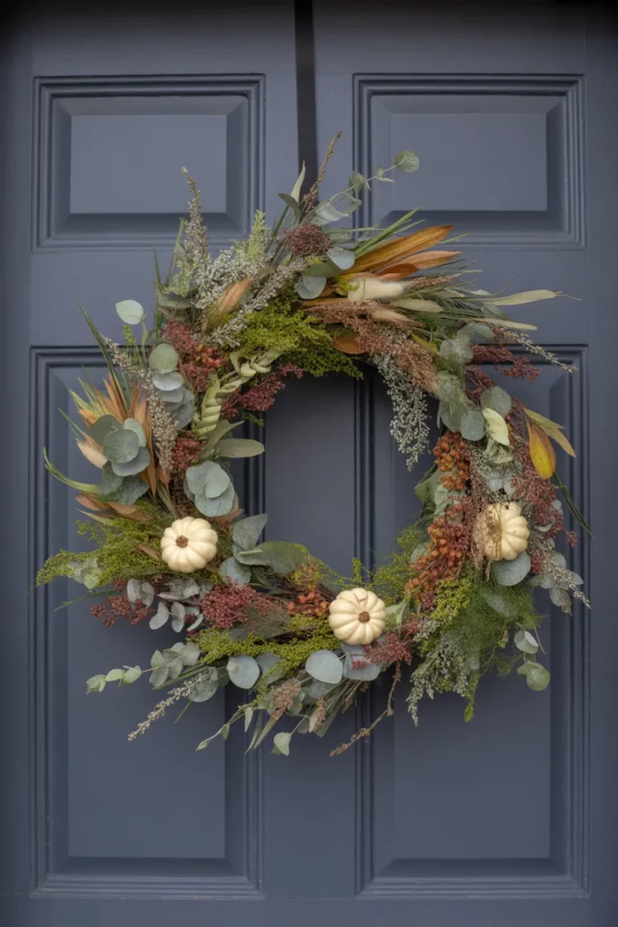 Autumn Mixed Green Wreath