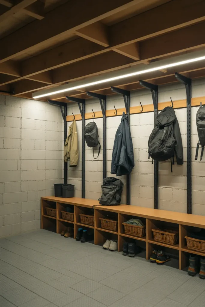 Build a Functional Mudroom Area