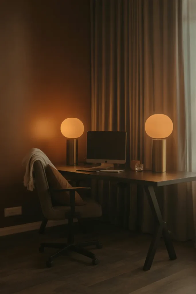 Cozy Night Office