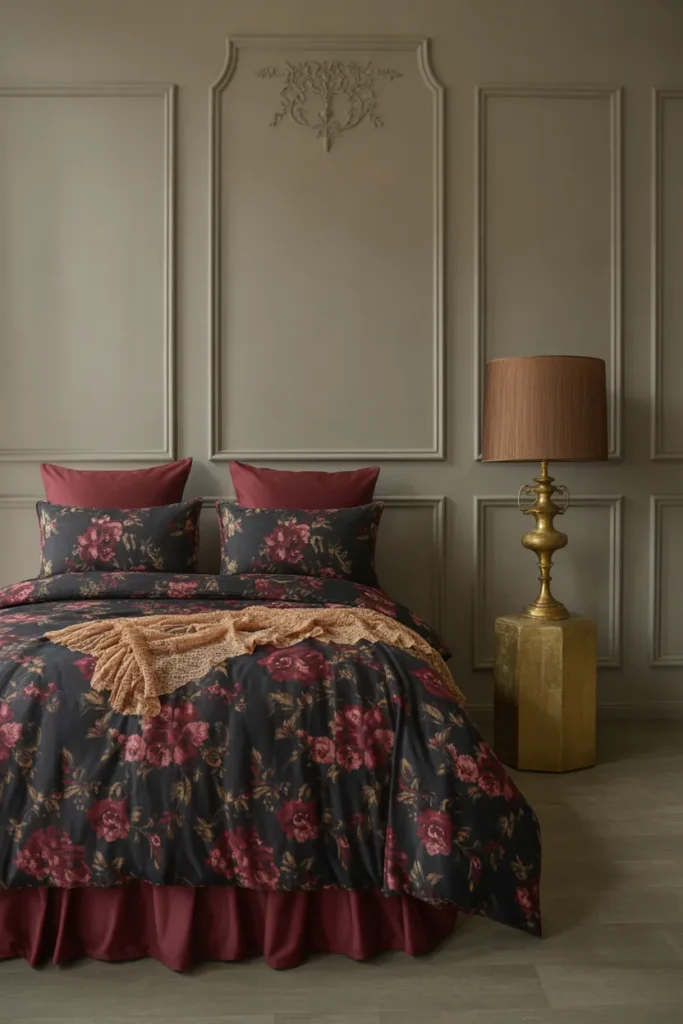  Dark Floral Bedding