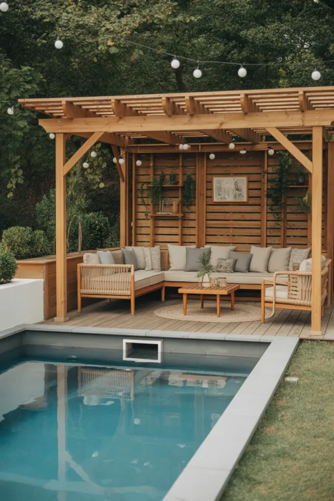  Pool with Lounge Pergola