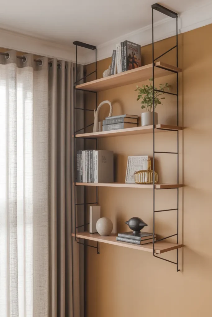   Hanging Bookshelves for Small Spaces