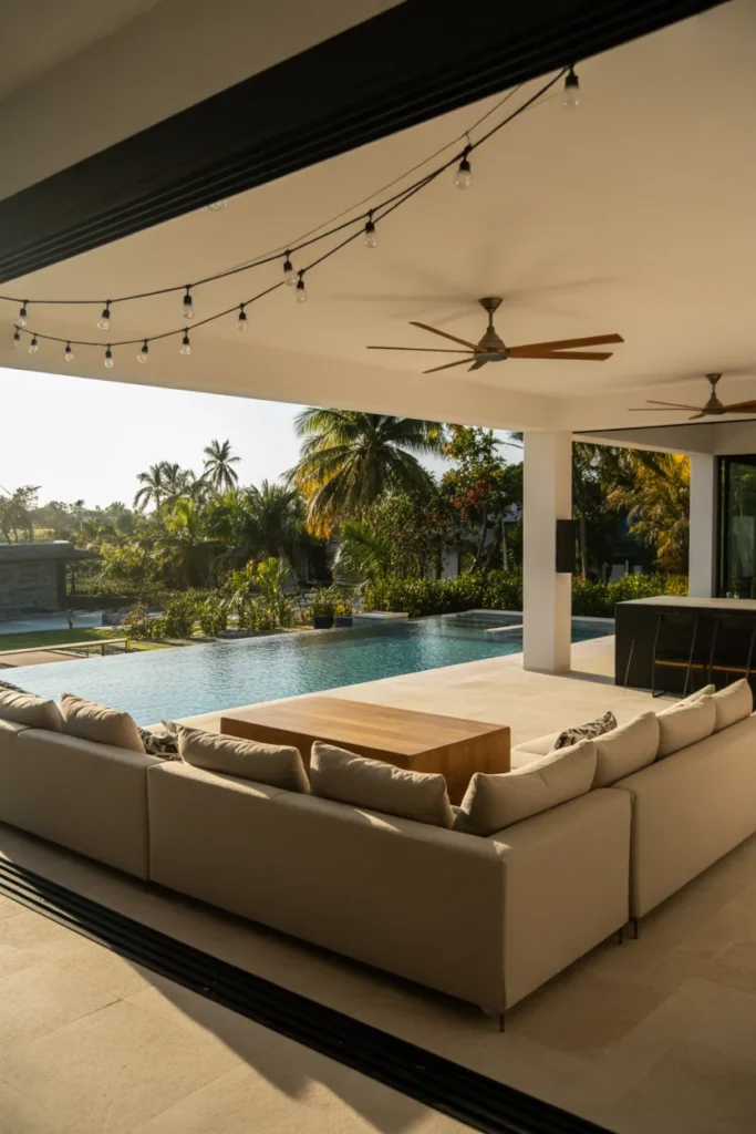  Outdoor Living Room Pool House