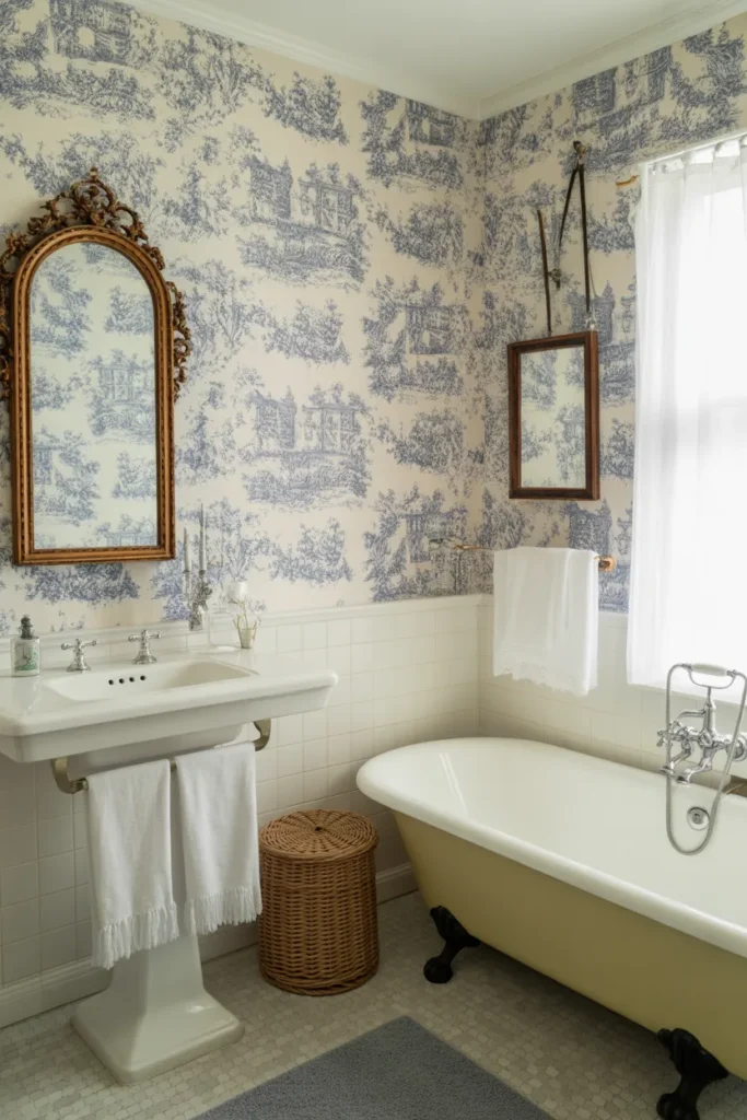  Vintage Toile Charm
